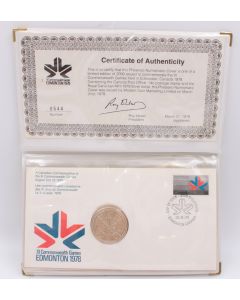2x1978 Edmonton Commonwealth Games Official CDN silver dollars 