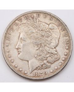 1879 S 2nd Reverse Morgan silver dollar nice EF+