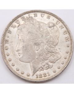 1881 O Morgan silver dollar Choice AU