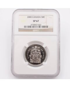 2000 Canada 50 cent NGC SP67