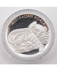 2012P Australia Koala High Relief  1 Oz Silver Dollar coin 999 Pure 