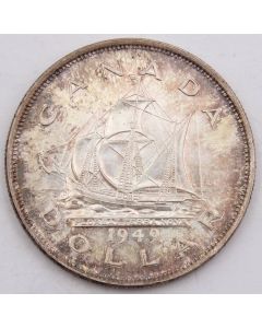 1949 Canada silver dollar Choice Uncirculated