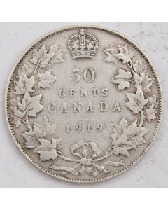 1919 Canada 50 cents VG+