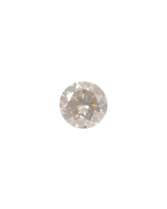 0.59 carat Diamond round brilliant cut unset SI-2 U/V silver 