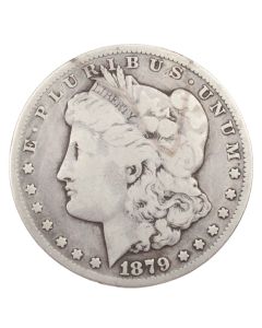 1879 CC Morgan silver dollar VG/F
