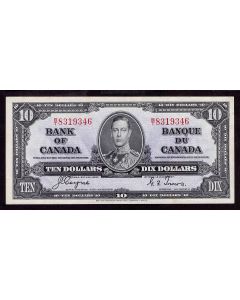 1937 Canada $10 banknote Coyne Towers B/T8319346 Choice UNC