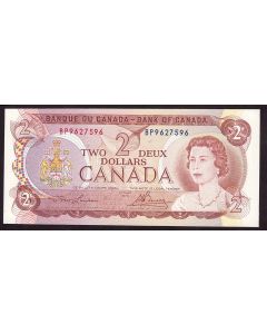 1974 Canada $2 Banknote Lawson original tint BP9627596 BC-47a Gem UNC EPQ 