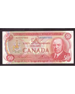 1975 Canada $50 note Lawson Bouey HD5207502 RCMP Musical Ride nice AU