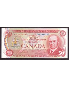 1975 Canada $50 banknote RCMP Musical Ride BC-51a-i EHL3814107 CH UNC