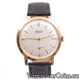 Gruen Precision 510 James Bond 007 Style Vintage Mens Watch 1960s Professional Dealers of Coins Bank Notes and Bullion